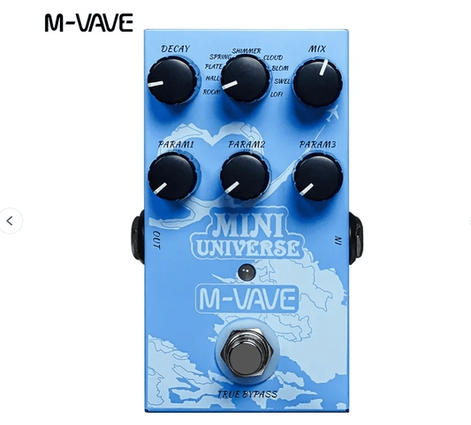 Pedal de Efeitos Mini Universe - 9 Tipos True Bypass - M-VAVE