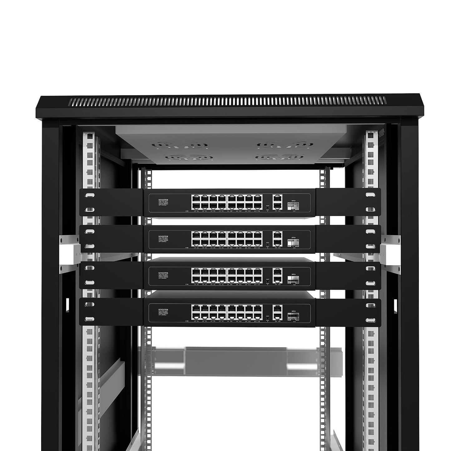 Switch Poe 16 Portas de Entrada 2 de Saída - Switches para CFTV e NVD - Kingster