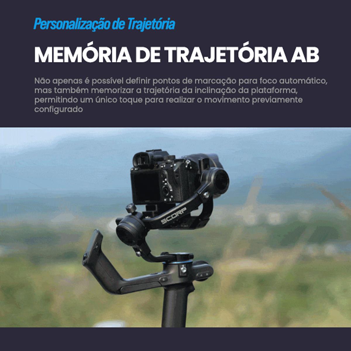 Estabilizador Profissional para Câmeras - Gimbal Scorp-C - Feiyutech