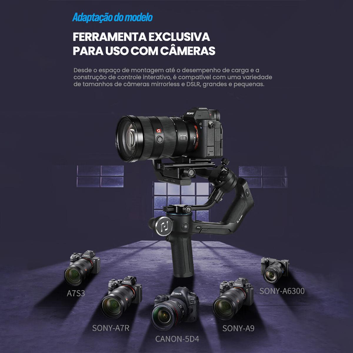 Estabilizador Profissional para Câmeras - Gimbal Scorp-C - Feiyutech