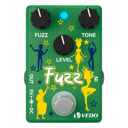 Pedal de Efeito Fuzz para Guitarra - Vedo