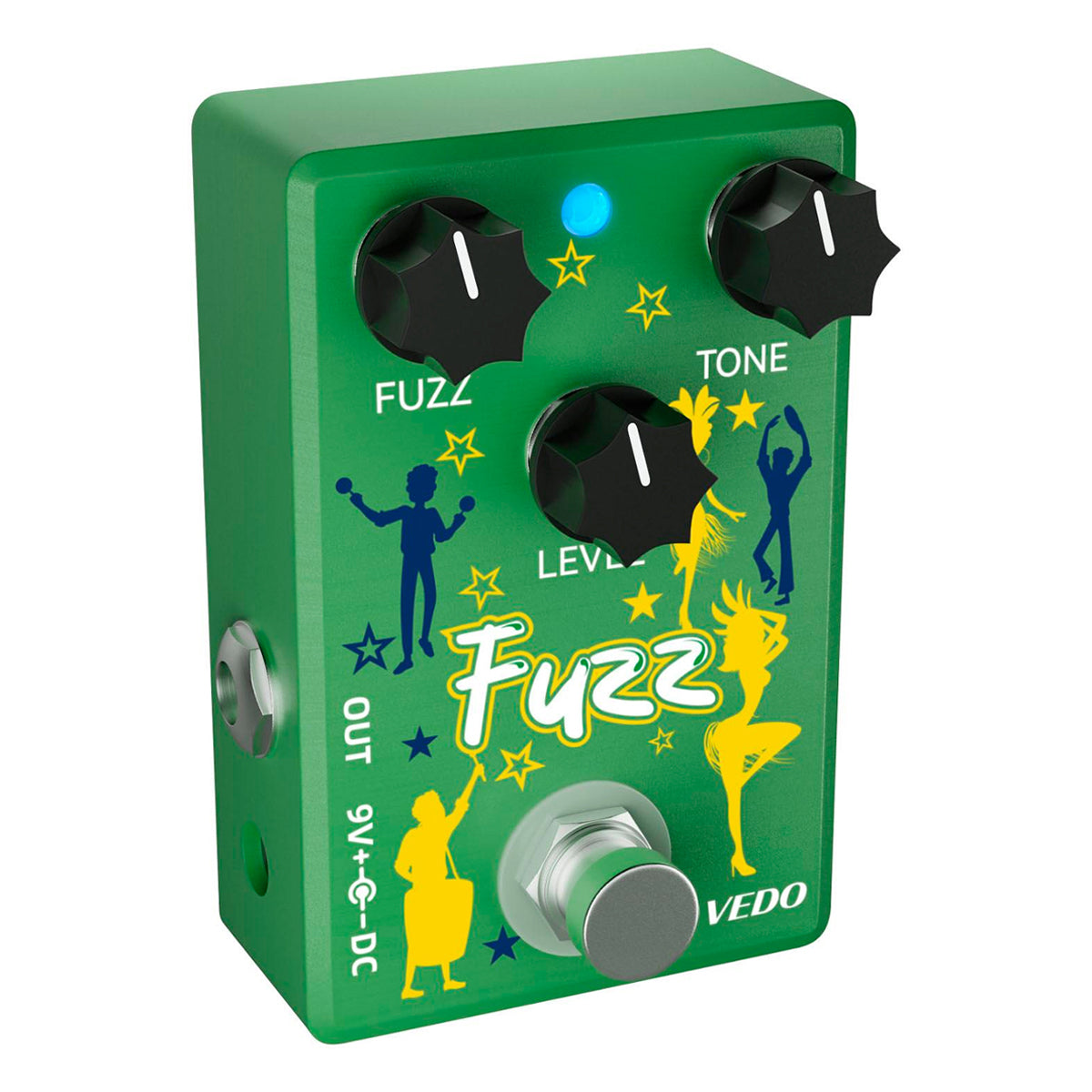 Pedal de Efeito Fuzz para Guitarra - Vedo