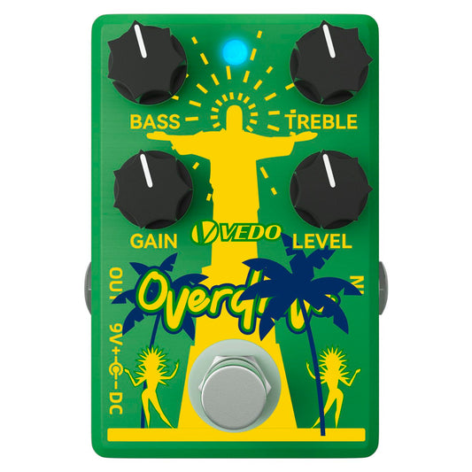 Pedal de Efeito Overdrive de Guitarra - Vedo