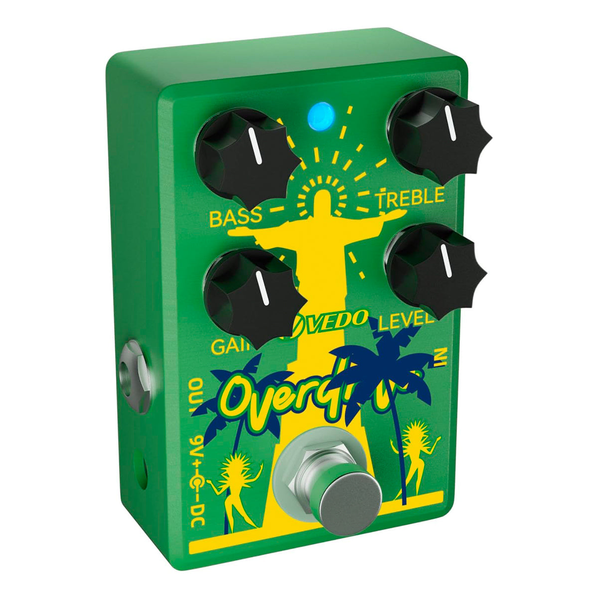 Pedal de Efeito Overdrive de Guitarra - Vedo