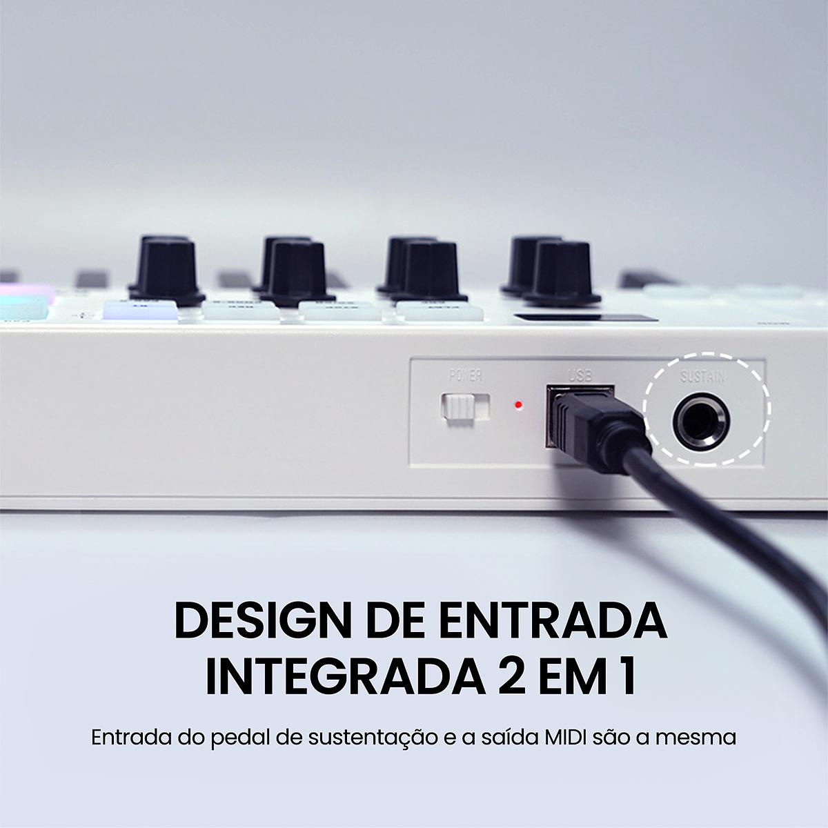 Controlador MIDI de 25 Chaves - M-Vave