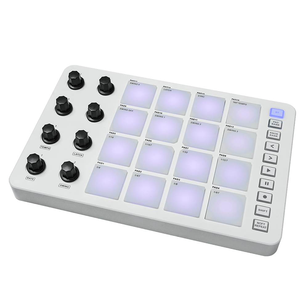 Controlador Portátil - MIDI PAD Wireless -M-Vave