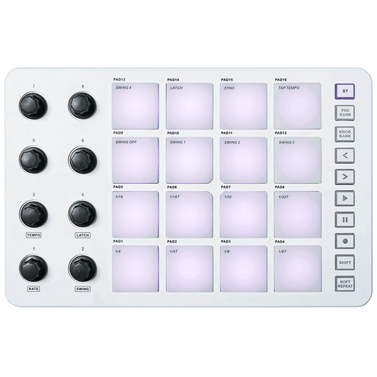 Controlador Portátil - MIDI PAD Wireless -M-Vave