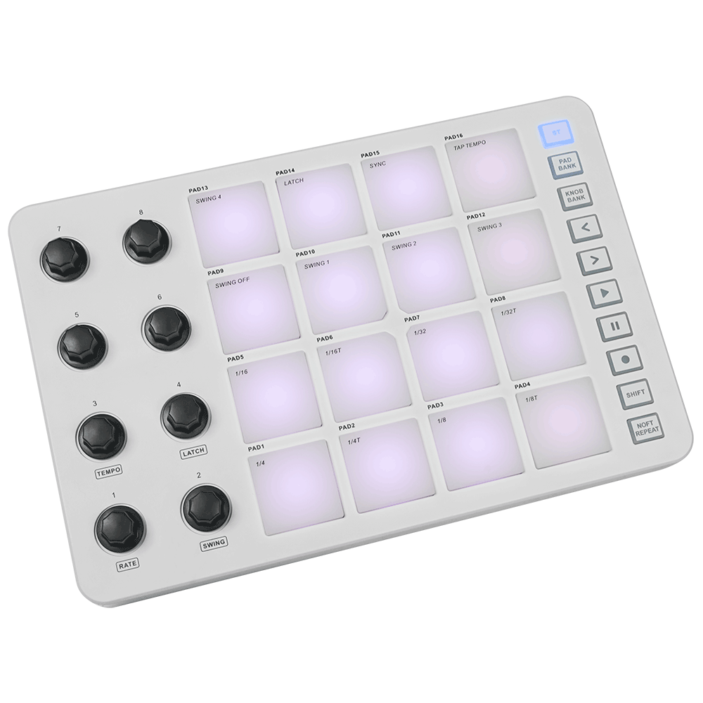 Controlador Portátil - MIDI PAD Wireless -M-Vave