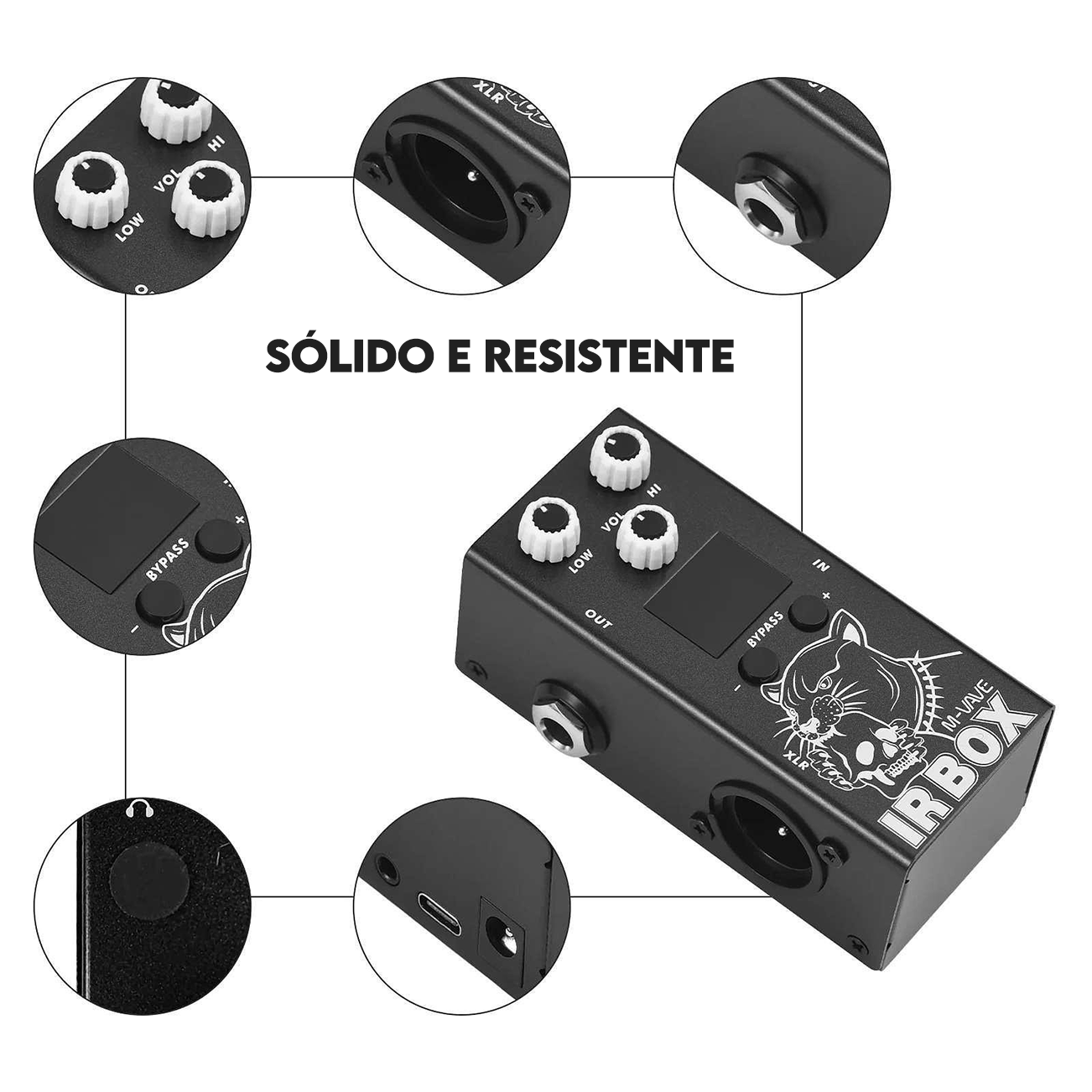 Pedal de Guitarra de Efeitos IMPULSE RESPONSE IR BOX - M-VAVE