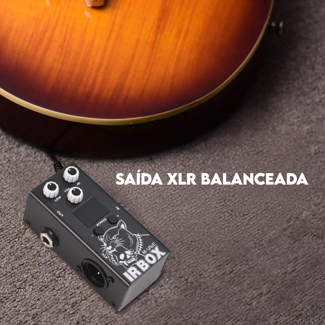 Pedal de Guitarra de Efeitos IMPULSE RESPONSE IR BOX - M-VAVE