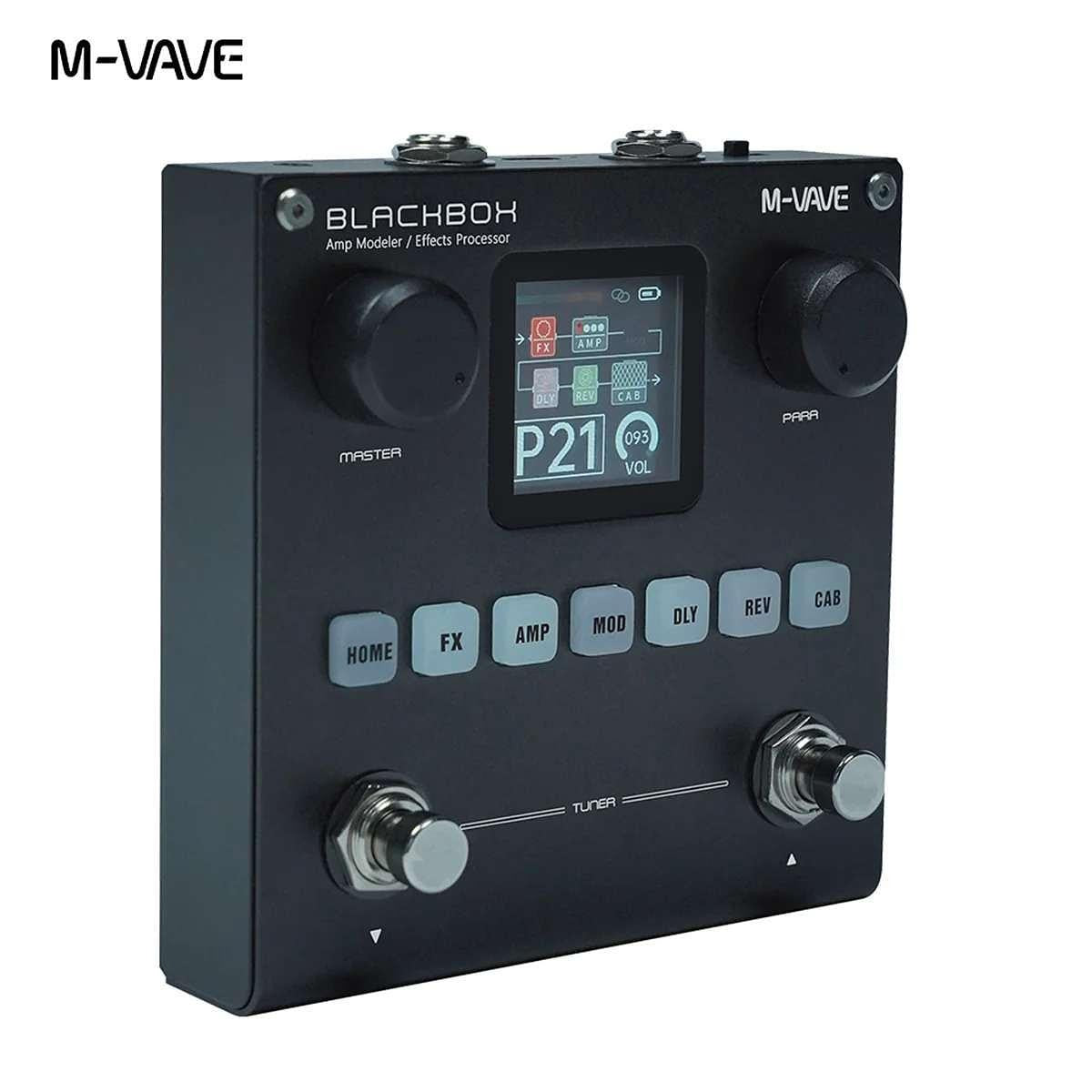 Pedaleira Multi Efeitos para Guitarra Blackbox - M-VAVE