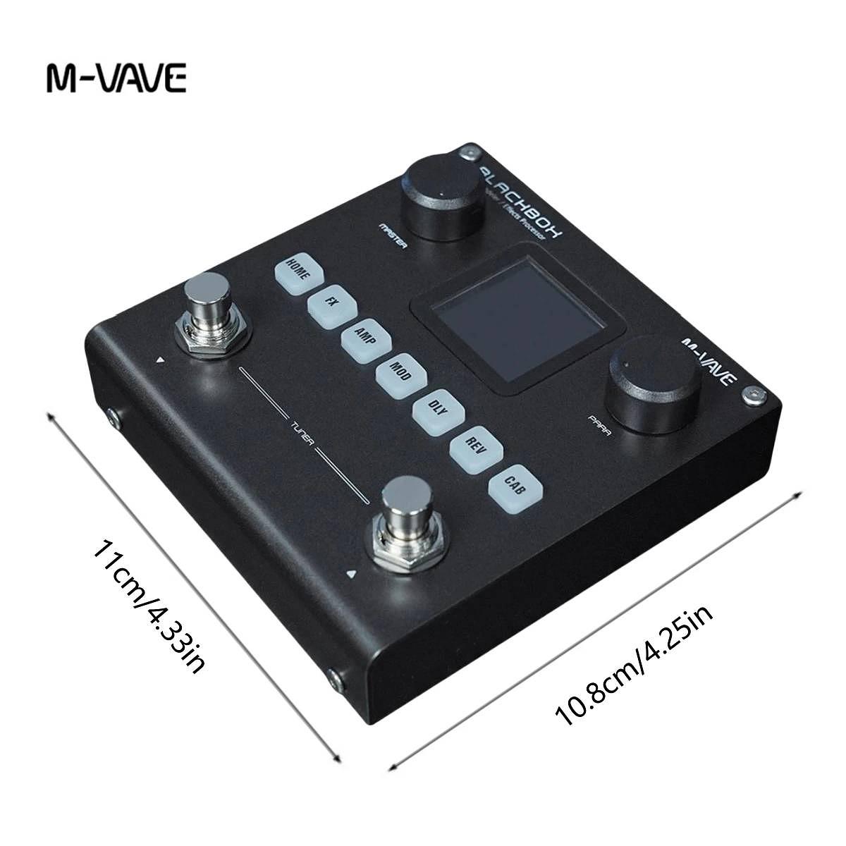 Pedaleira Multi Efeitos para Guitarra Blackbox - M-VAVE